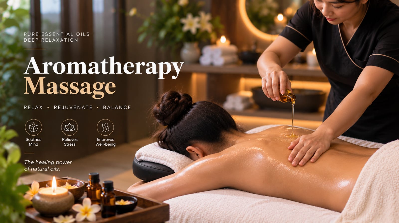 Aromatherapy Massage – 45 Minutes