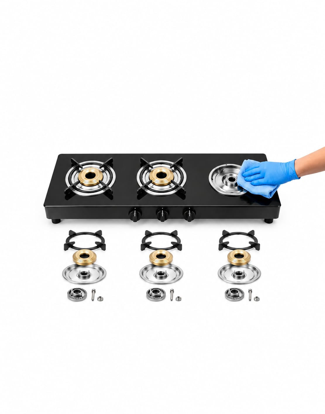 Gas Stove Cleaning