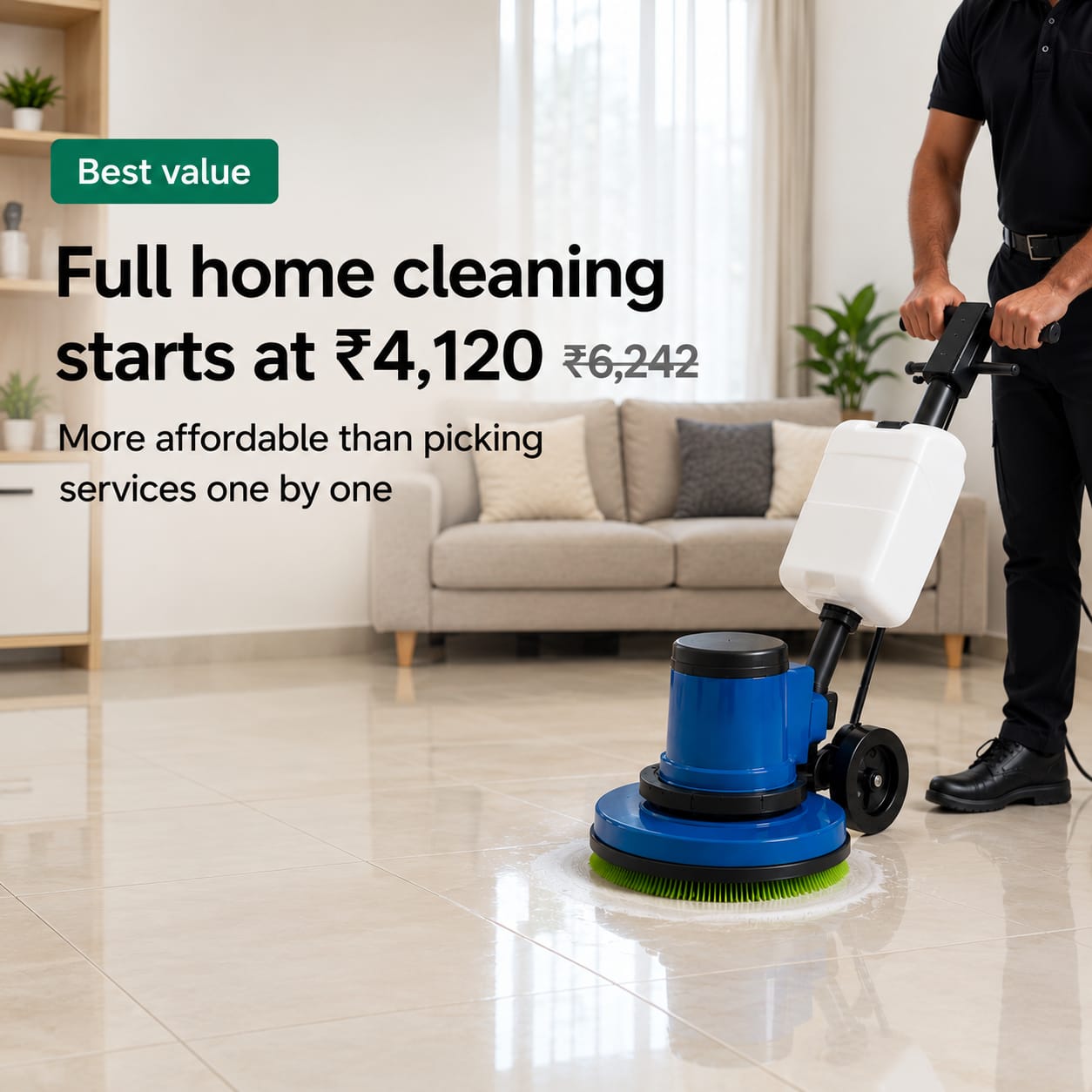 Unfurnished Bungalow – Home Deep Cleaning