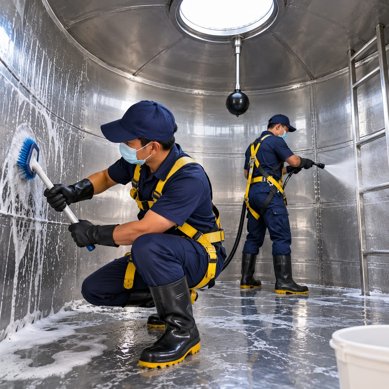 Commercial Water Tank Cleaning